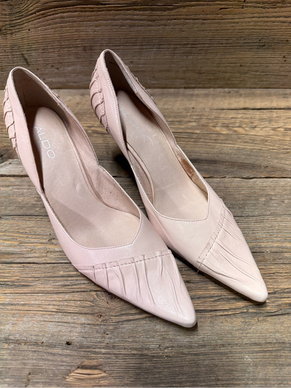 ALDO Light Blush Pointed-Toe Pumps